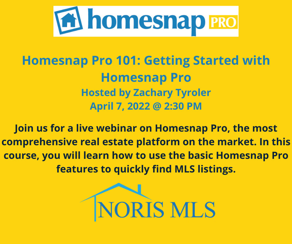 Register for Homesnap 1010 with Zachary Tyroler April 7 2022 at 2:30pm